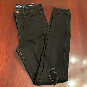 Black Hollister Jeans. Size 3S. EUC